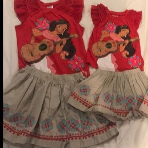 3 matching Elena of Avalor outfits